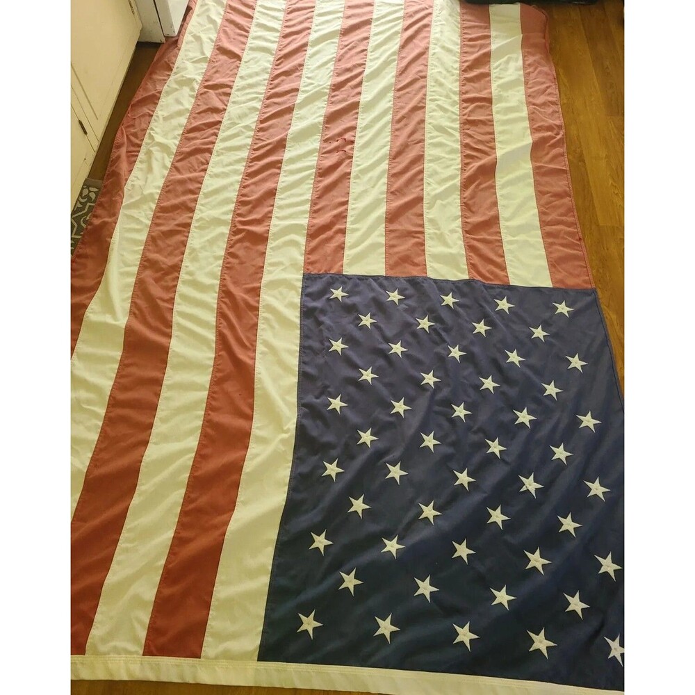 American Flag 5x8FT Outdoor Heavy Duty Sewn Stripes Stars Yard Decor EmBroidered